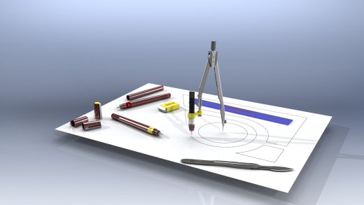 在CAD发明之前，我们就是这样做的缩略图